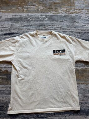 Tilly's Cream NASCAR Logo Short Sleeve Tee